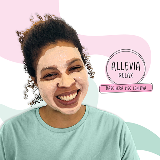 Allevia maschera viso lenitiva