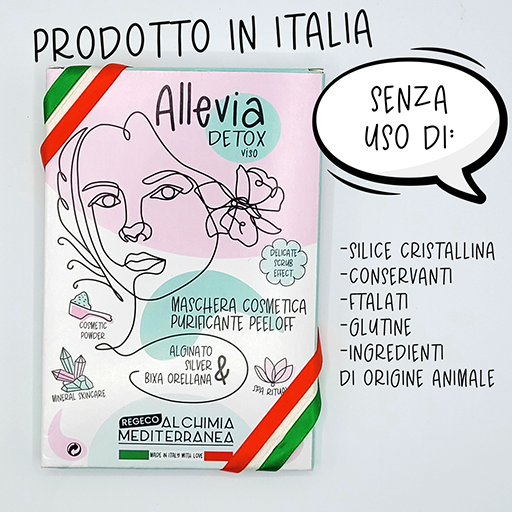 Allevia maschera purificante made in Italy