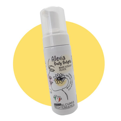 Mousse detergente viso Allevia Daily delights