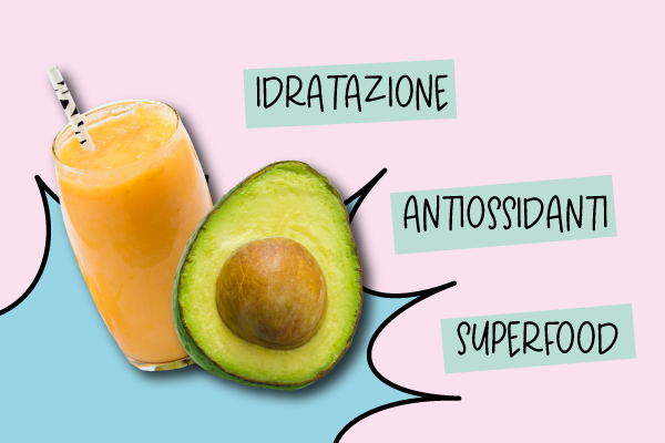 idratazione antiossidanti e super food