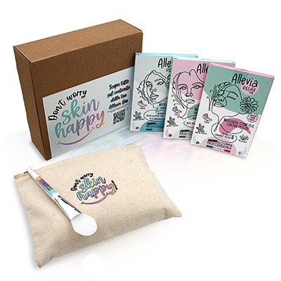 Allevia per l'ambiente 5 Confezione regalo maschere viso Allevia